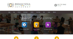 Desktop Screenshot of bikramyogasetauket.com