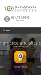 Mobile Screenshot of bikramyogasetauket.com